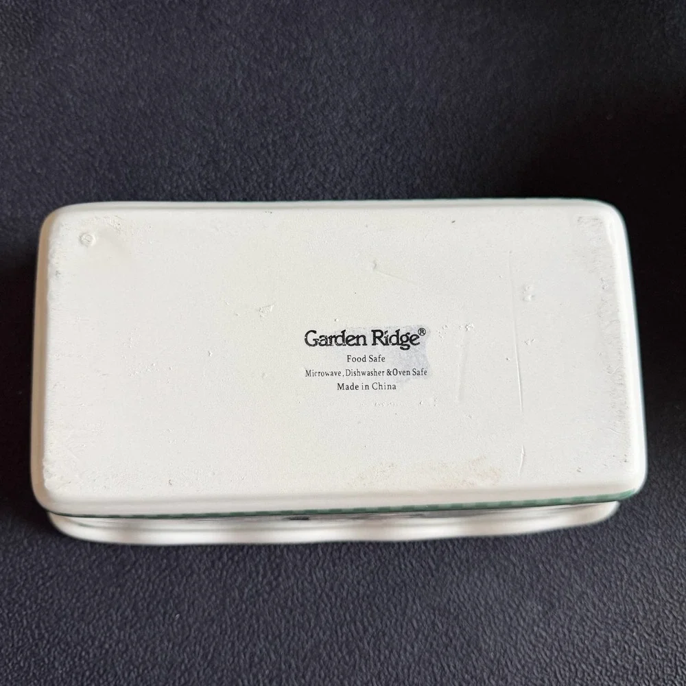 Garden Ridge Caroling Penguin Christmas Loaf Pan Ceramic Baking Dish Holiday